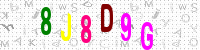 Blue Captcha Image