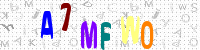 Blue Captcha Image