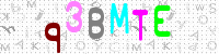 Blue Captcha Image