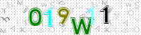 Blue Captcha Image