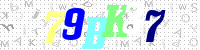 Blue Captcha Image