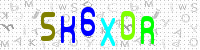 Blue Captcha Image