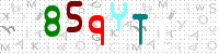 Blue Captcha Image