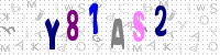 Blue Captcha Image