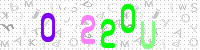Blue Captcha Image