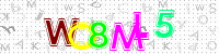 Blue Captcha Image