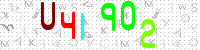 Blue Captcha Image