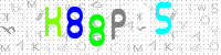 Blue Captcha Image