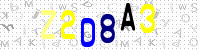 Blue Captcha Image