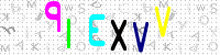Blue Captcha Image