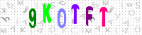 Blue Captcha Image