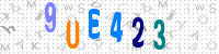 Blue Captcha Image