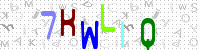 Blue Captcha Image