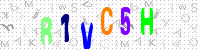 Blue Captcha Image