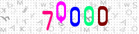 Blue Captcha Image