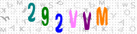 Blue Captcha Image
