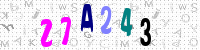 Blue Captcha Image