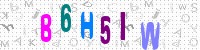 Blue Captcha Image