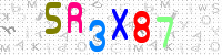 Blue Captcha Image