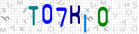 Blue Captcha Image